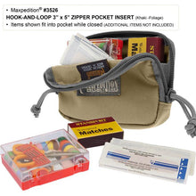 Load image into Gallery viewer, Hook & Loop 3" x 5" Zipper Pocket