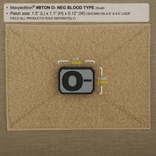 Load image into Gallery viewer, O- Blood Type Morale Patch