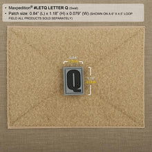 Load image into Gallery viewer, Letter Q Morale Patch