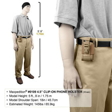 Load image into Gallery viewer, 4.5" Clip-On Phone Holster (CLOSEOUT. FINAL SALE.)
