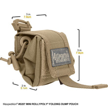 Load image into Gallery viewer, Mini Rollypoly Folding Dump Pouch
