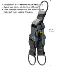 Load image into Gallery viewer, Tritium Key Ring
