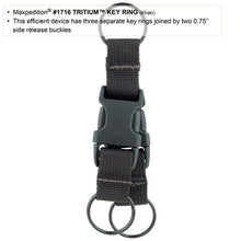 Load image into Gallery viewer, Tritium Key Ring
