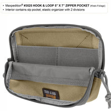 Load image into Gallery viewer, Hook &amp; Loop 5" x 7" Zipper Pocket
