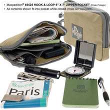 Load image into Gallery viewer, Hook &amp; Loop 5" x 7" Zipper Pocket
