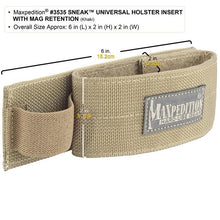 Load image into Gallery viewer, Sneak Universal Holster Insert With Mag Retention

