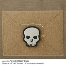 Load image into Gallery viewer, Hi Relief Skull Morale Patch
