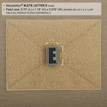 Load image into Gallery viewer, Letter E Morale Patch
