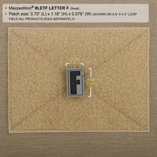 Load image into Gallery viewer, Letter F Morale Patch
