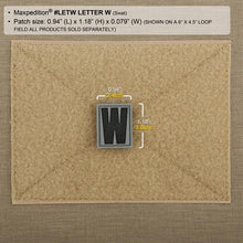 Load image into Gallery viewer, Letter W Morale Patch
