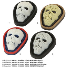Load image into Gallery viewer, Hi Relief Skull Micro Morale Patch
