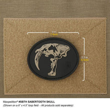 Load image into Gallery viewer, Sabertooth Skull Morale Patch
